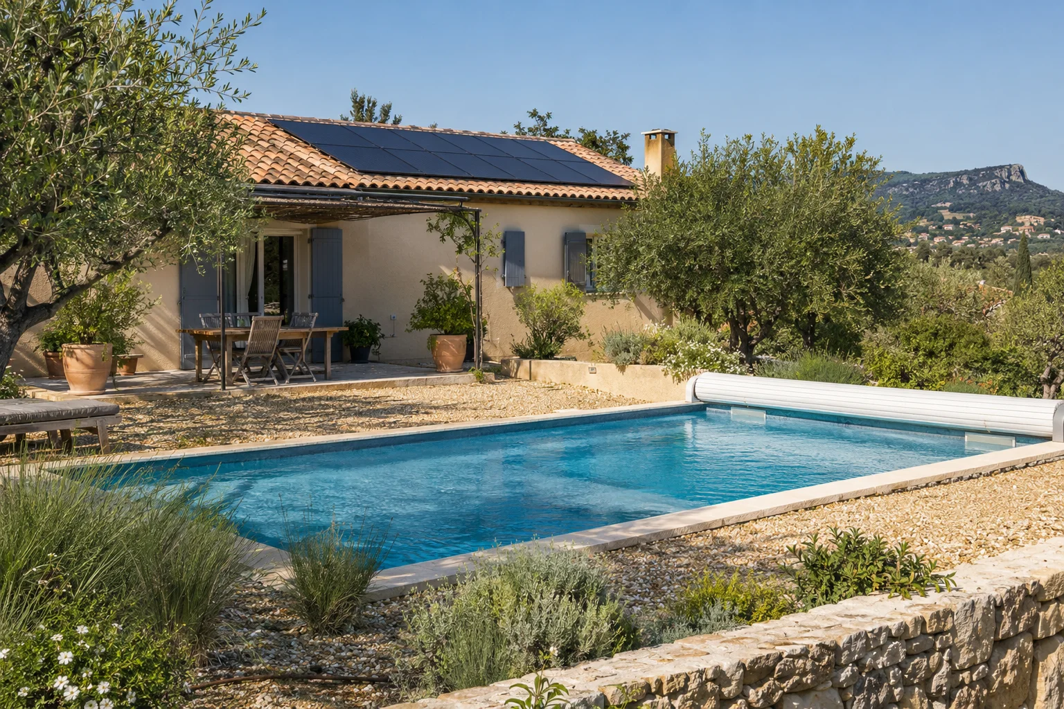 Piscine et panneaux solaires : alimenter et piloter filtration et PAC